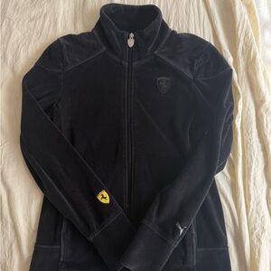 Scuderia Ferrari Black Hoodie with Logo